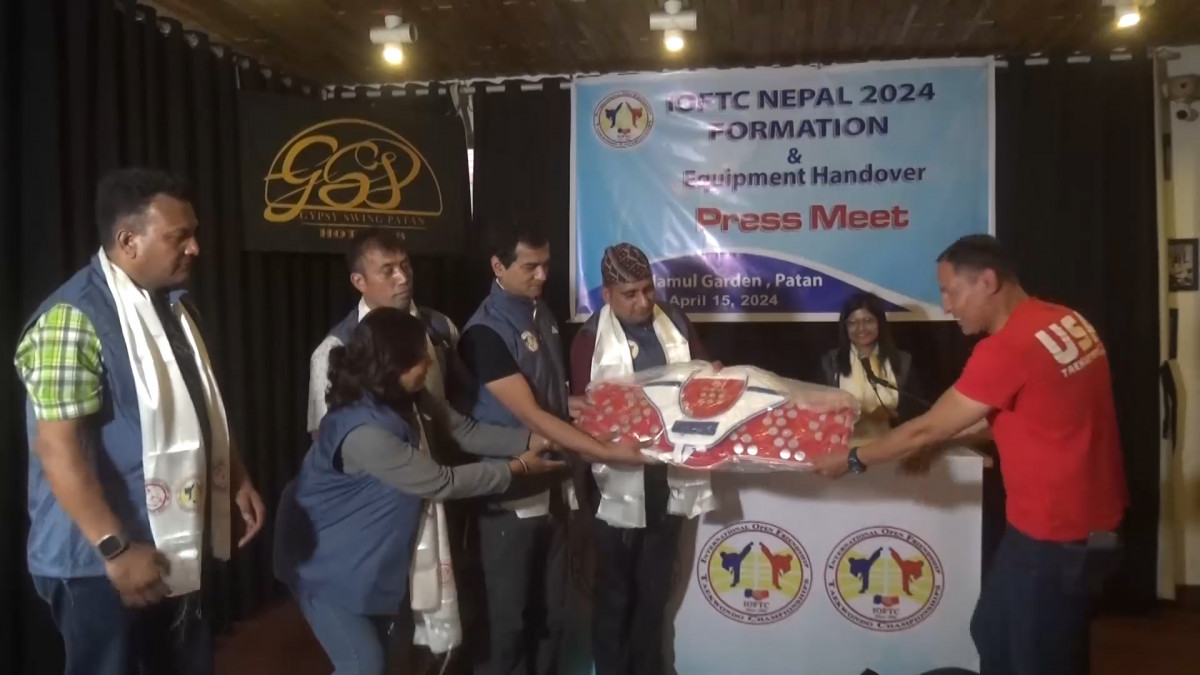 इन्टरनेसनल ओपन फ्रेण्डसिप तेक्वान्दो च्याम्पियनसिपद्वारा 'आइओएफटिसी नेपाल' स्थापना