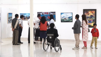 काठमाडौंमा हिमालयको रहस्य र सिर्जनावृत्ति नामक कला प्रदर्शनी शुरु