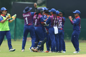 महिला क्रिकेट : हङकङलाई हराउँदै नेपाल विजयी