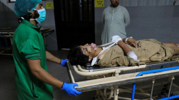 पाकिस्तानकाे राजनीतिक र्यालीमा विस्फाेट, ४४ काे मृत्यु